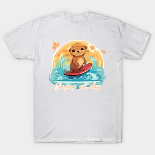 Surfing all day T-Shirt